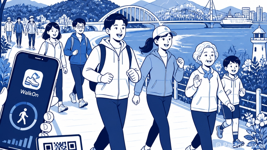 사천시, 8월 걷기 챌린지로 건강한 발걸음 독려