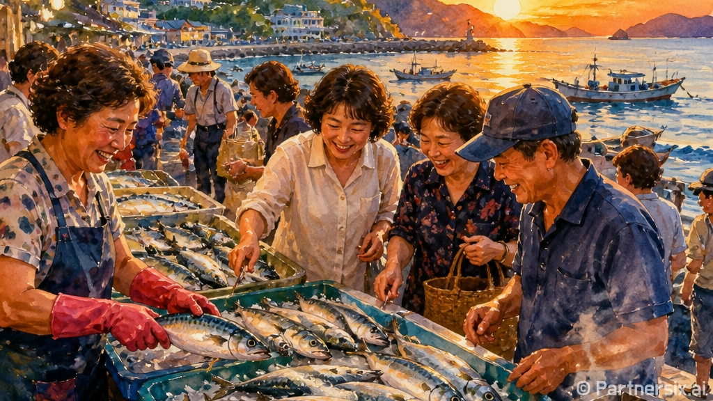사천 8월 자연산 전어 맛의 비밀