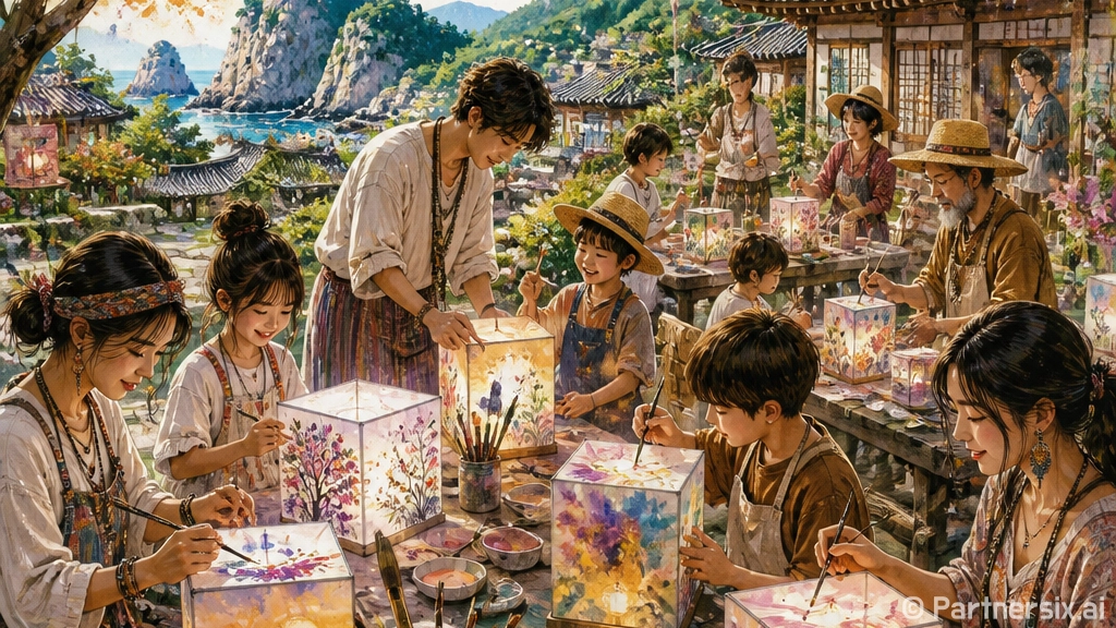 해금강마을 캔버스 …