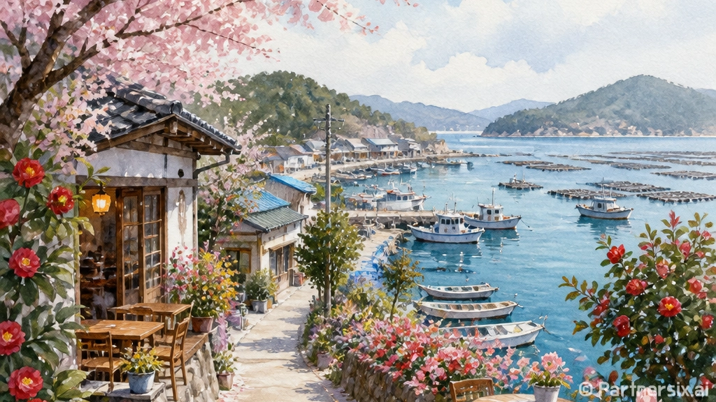 마산 덕동마을, 꽃…