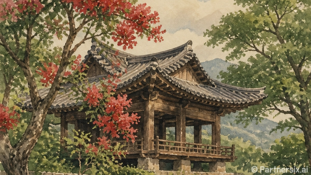 합천 호연정, 여름…