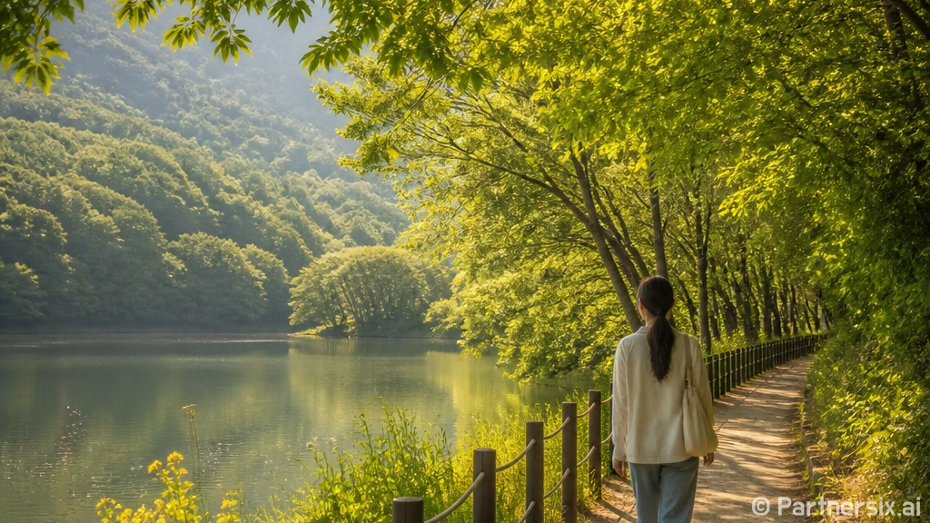 양산 법기수원지 숲길 산책 명소