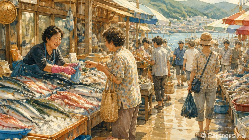 창원 용원어시장, 여름 바다의 싱싱한 일상