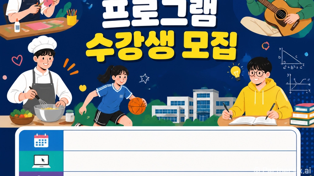거창군청소년수련관 2026 하반기 무료 프로그램 모집