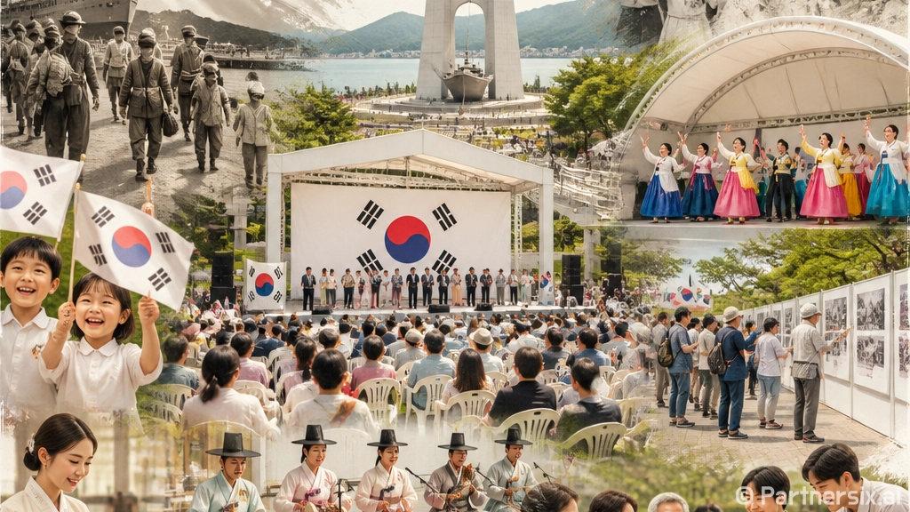 거제 흥남철수공원 광복절 경축행사