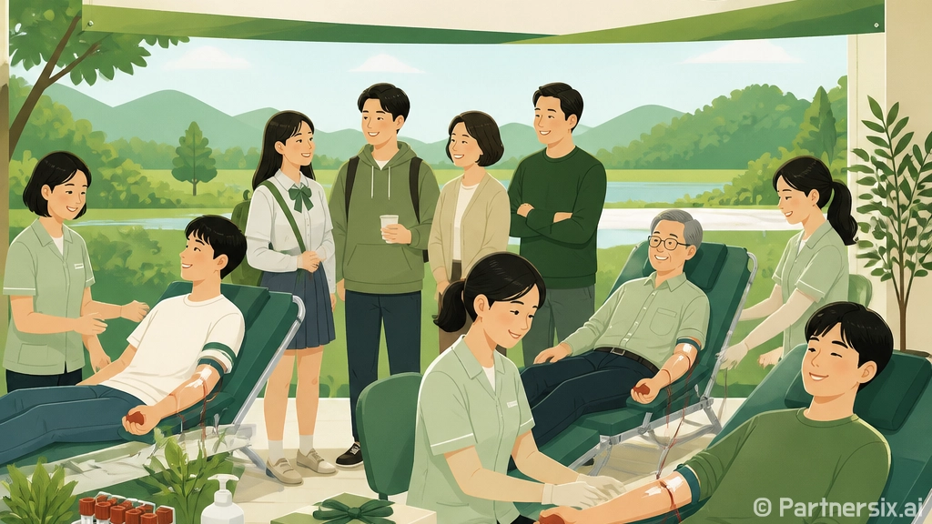 고성군 사랑의 헌혈…