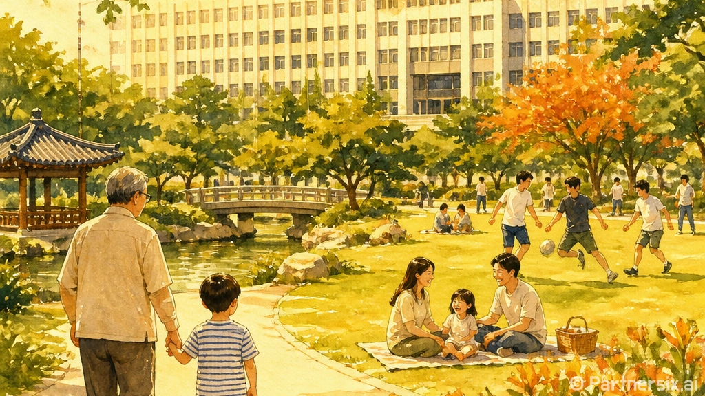 도심 속 초록 쉼터, 경남도청 정원 산책기