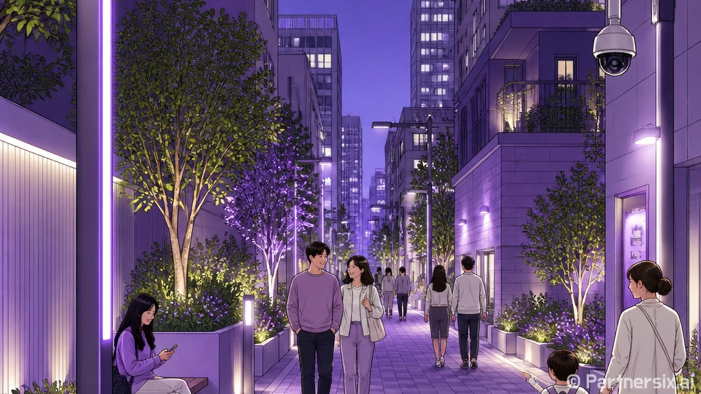 강남지구 골목길, …