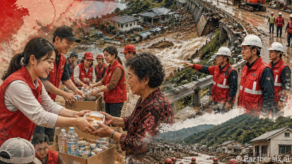 거제·통영 집중호우 피해 긴급 복구 현장