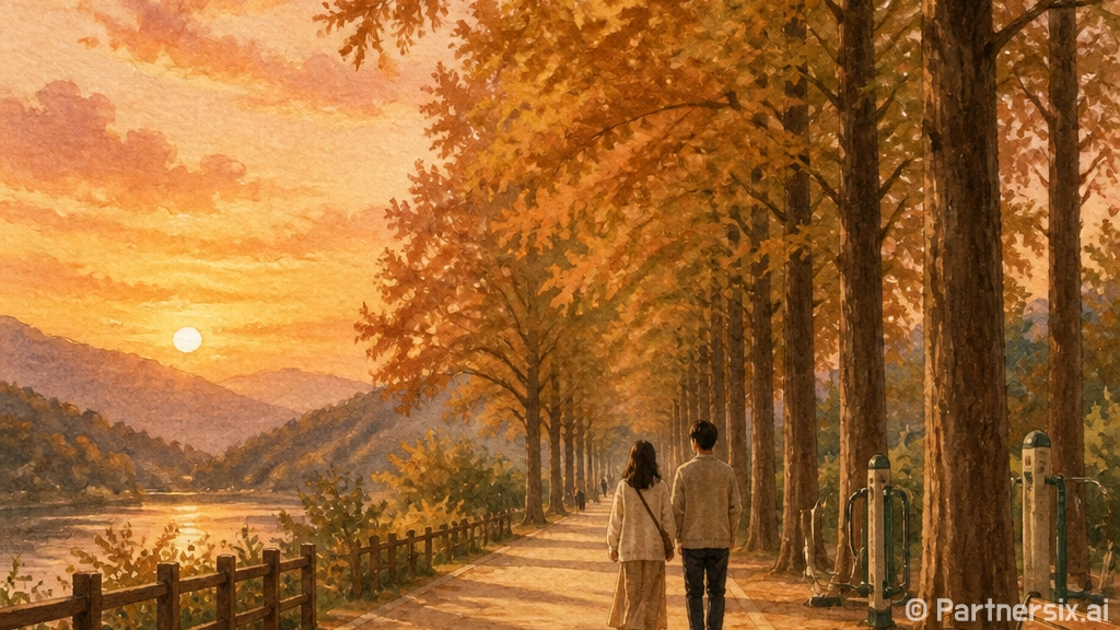 거창 메타세콰이어길, 아침저녁 산책 명소