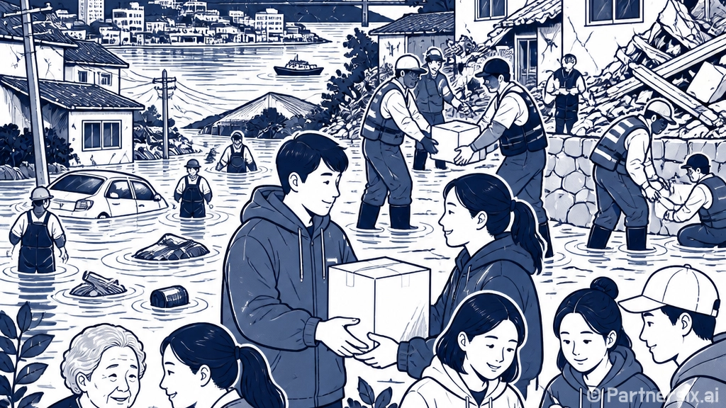 통영 집중호우 피해…
