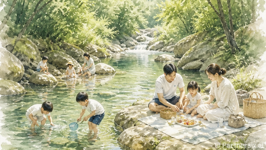 거창 북상면 프라이빗 계곡에서 즐기는 마지막 여름 물놀이