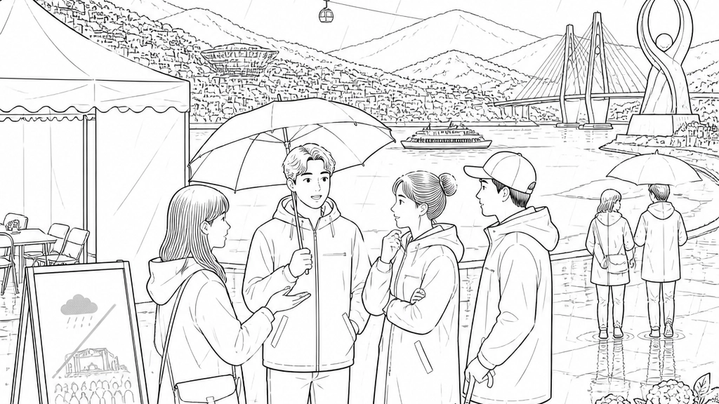 통영 집중호우로 주요 행사 취소·연기