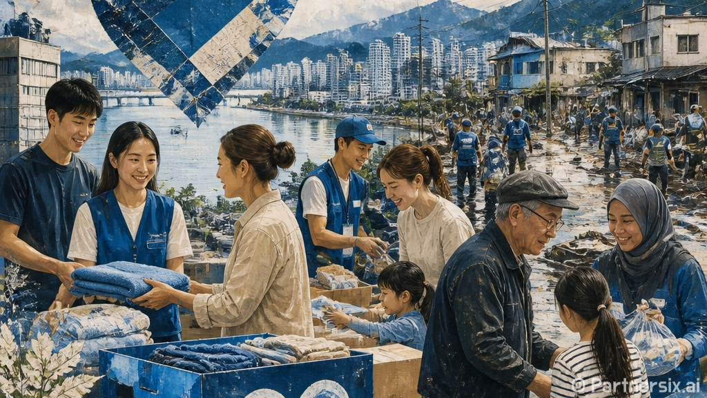 호우피해 이웃돕기 …
