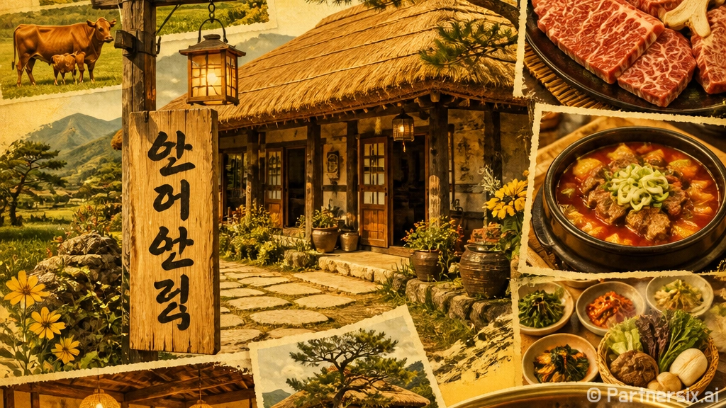 의령 초가산장 한우…