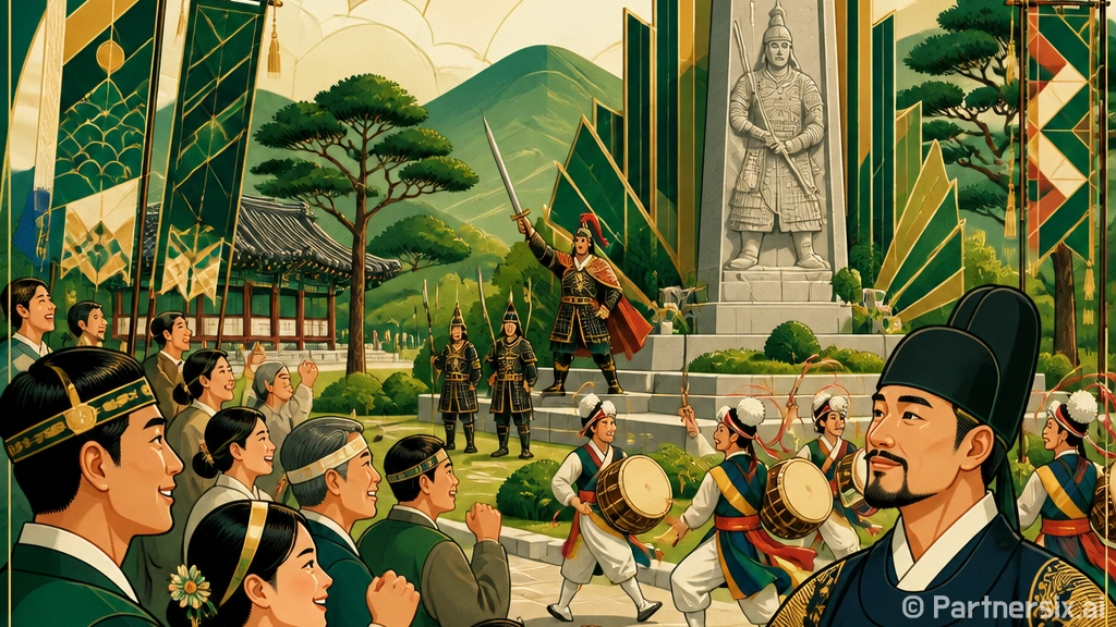 우척현전투 434주년 기념제전 현장