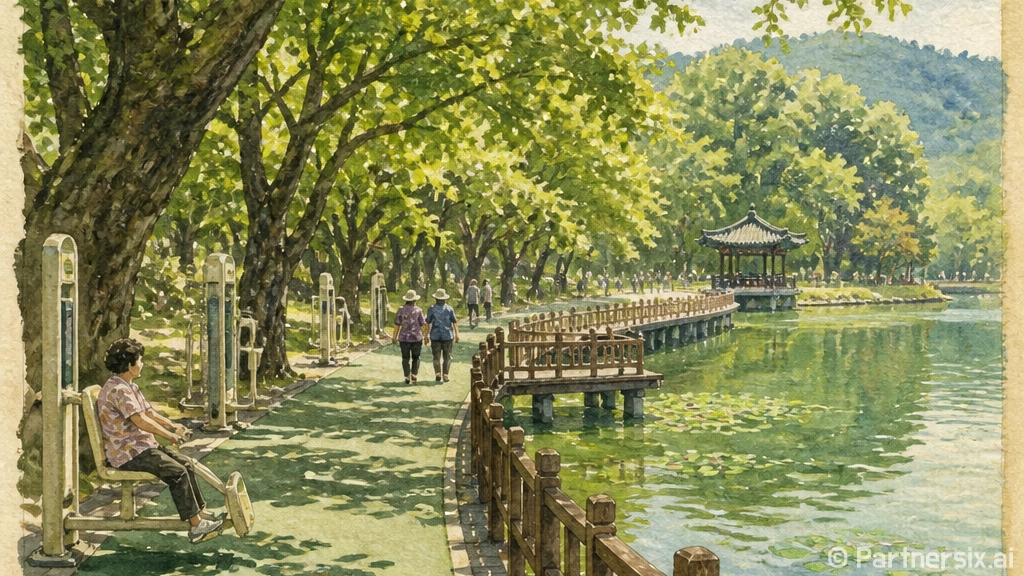 창녕 영산 연지못, 여름 그늘 산책 명소
