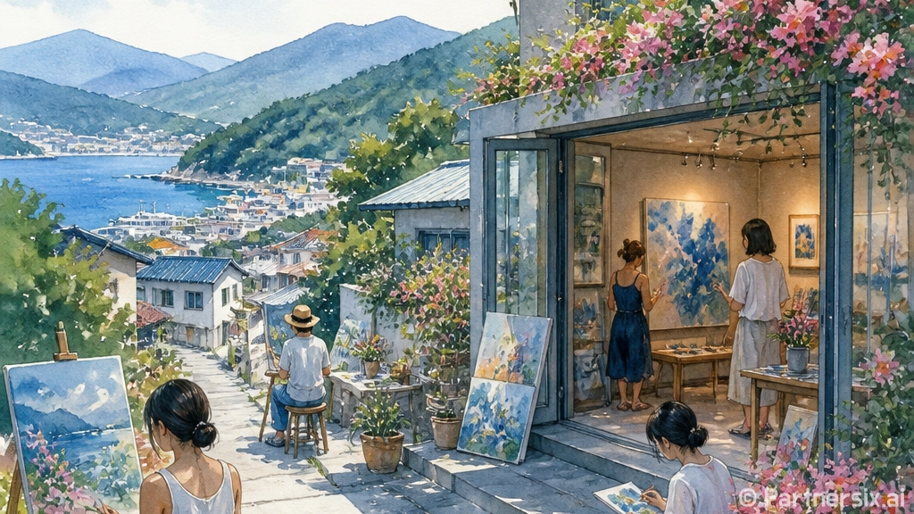 봉선화로 물든 여름, 다섯 작가의 예술 향연