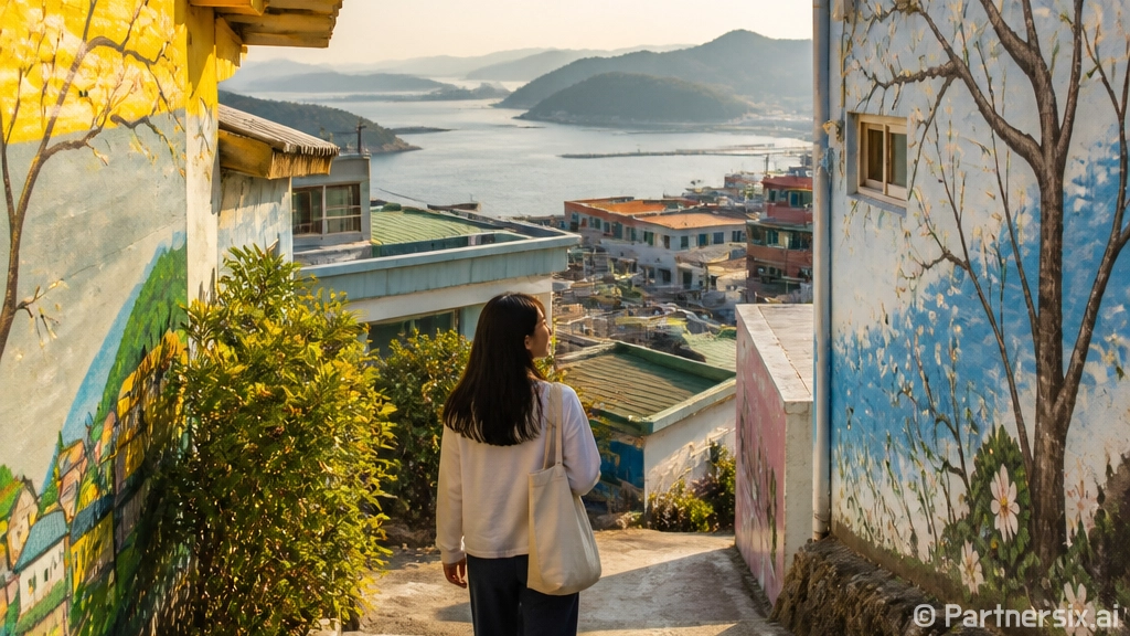 통영 동피랑 벽화길과 동포루 전망 산책