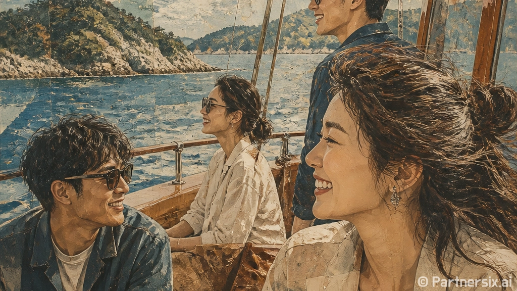 통영 바다 요트 투…