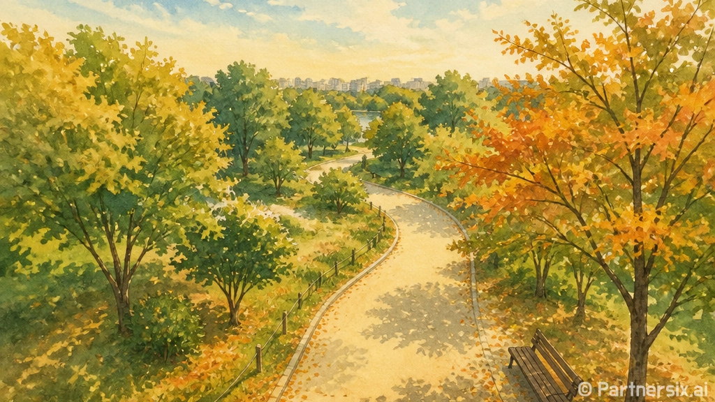성주공원 9월 산책, 자연 속 힐링