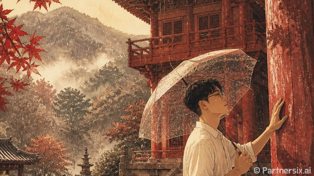 비 내리는 우곡사, 고즈넉한 산사의 매력