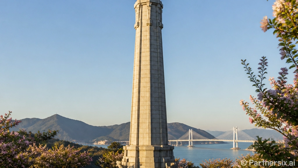 남해 노량공원, 자연과 역사가 어우러진 산책 명소
