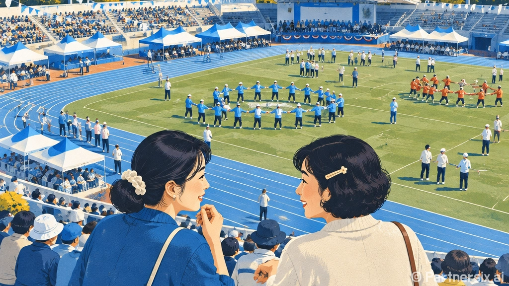 화정면민 문화체육대회와 어르신 축제 현장