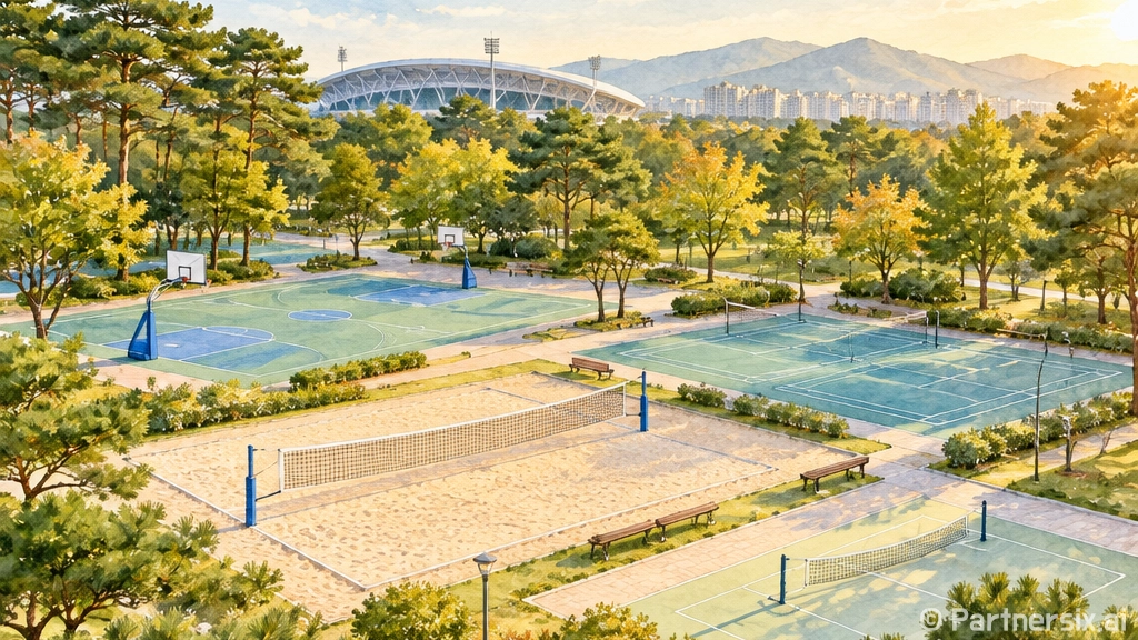 가을바람 속 창원 중앙체육공원 산책