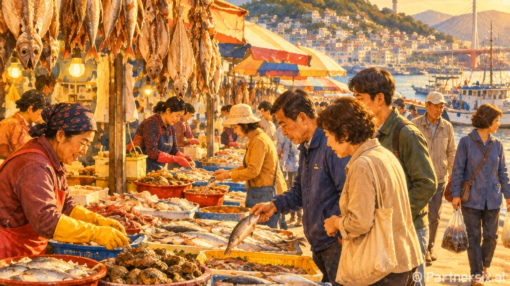 통영 서호시장, 싱싱한 해산물과 전통 먹거리의 향연
