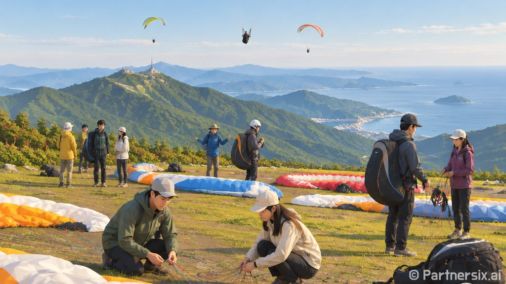 사천시장배 전국패러글라이딩대회 성황
