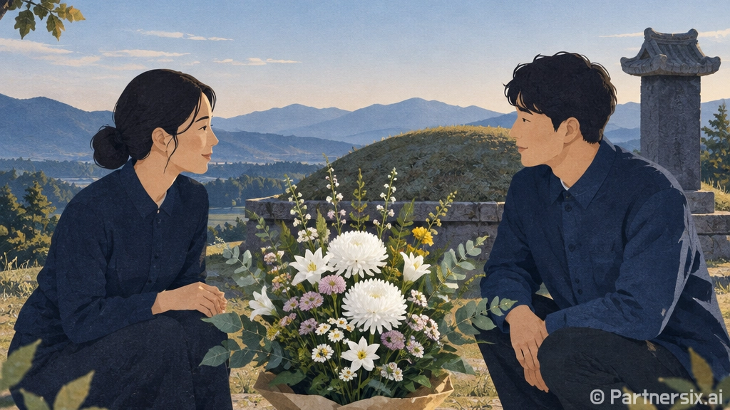 추석 성묘, 생화로 탄소중립 실천하세요