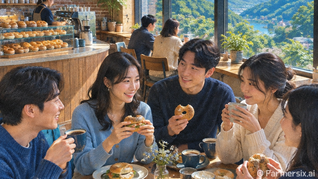 합천호 뷰와 화덕 …