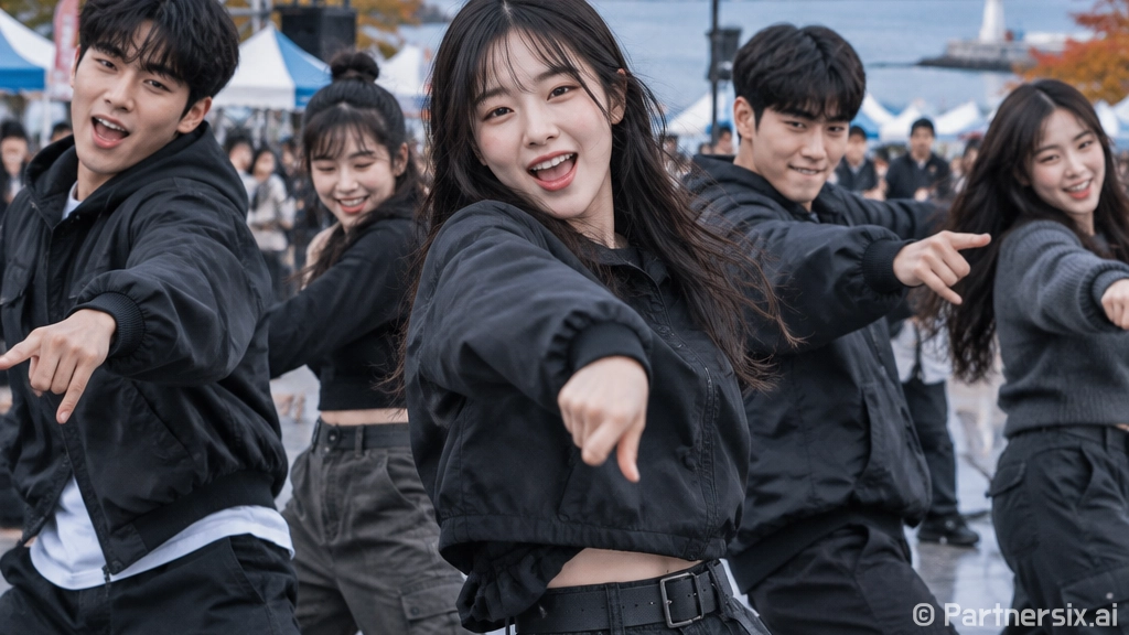 괍 댄스 챌린지로 가을을 흔들다