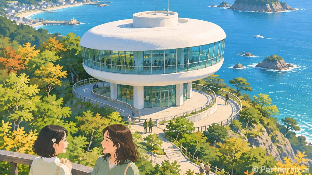 남해 물미해안전망대, 탁 트인 바다 풍경 명소