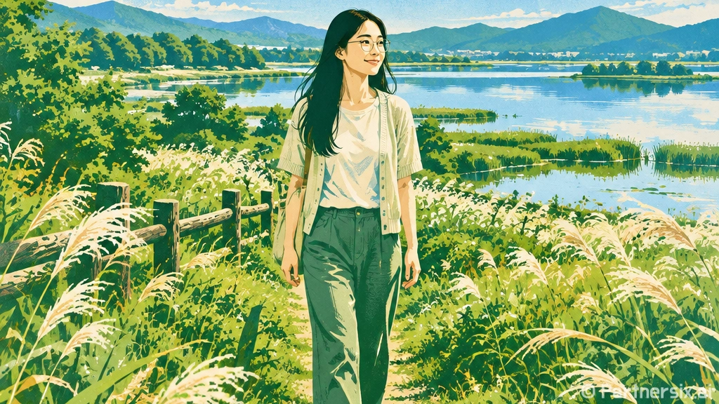 가을 바람 속 창원 주남저수지 생태 산책
