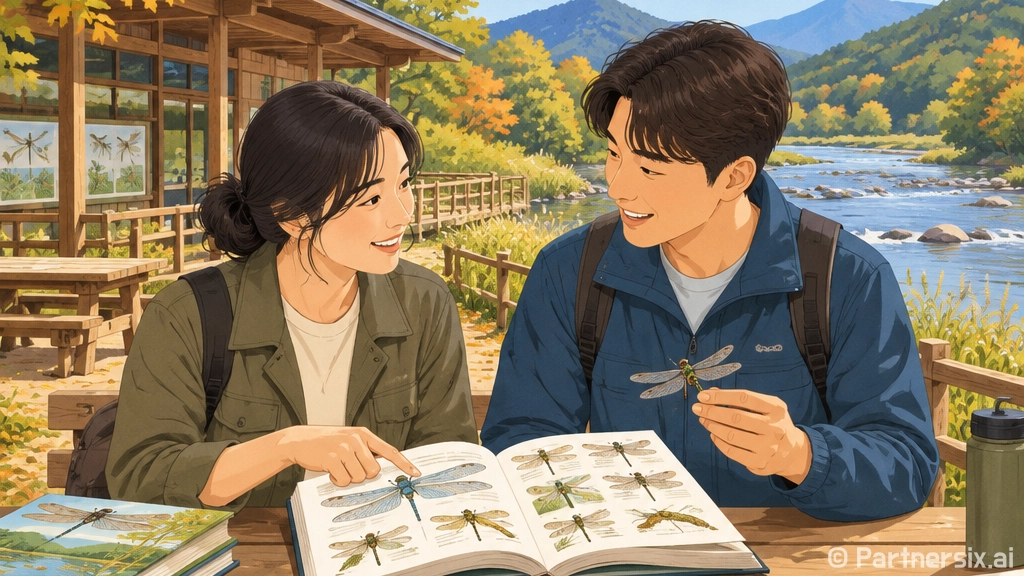푸른산내들 생태학교, 잠자리와의 만남