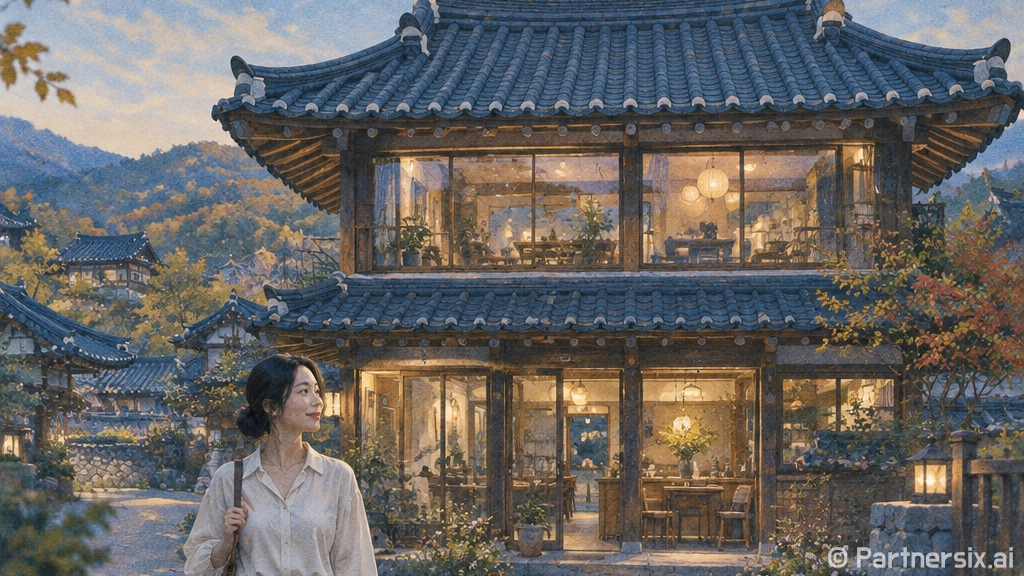 신전마을 산책과 앵강연화 한옥카페 체험기