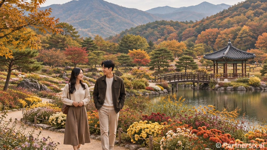 가을 꽃길 따라 거창 창포원 산책