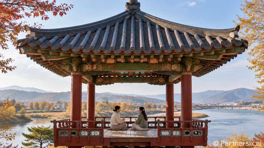 가을 바람 속 밀양 영남루 산책