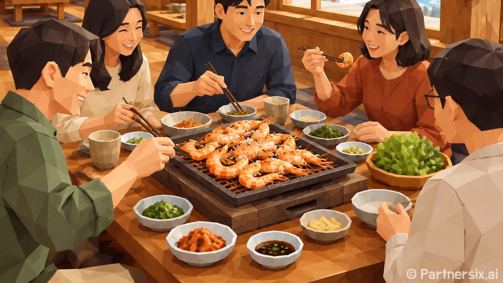 거창 통영수산 새우소금구이 가족외식 명소