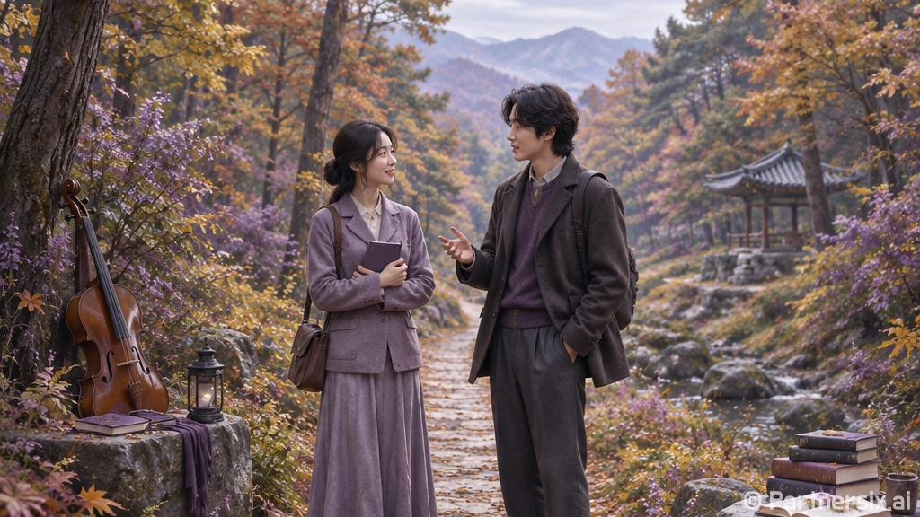 가을 숲길에서 만난 음악과 시, 의령 부잣길 걷기