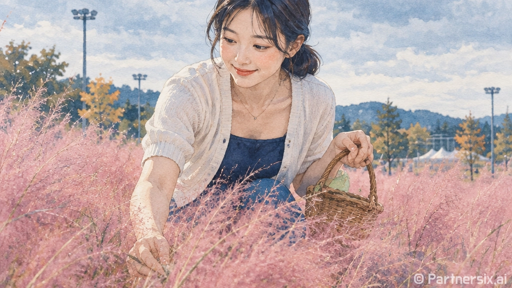 합천 핑크뮬리 보물찾기 축제