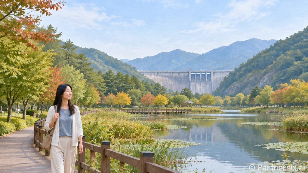 가을 산책 명소 밀양댐생태공원