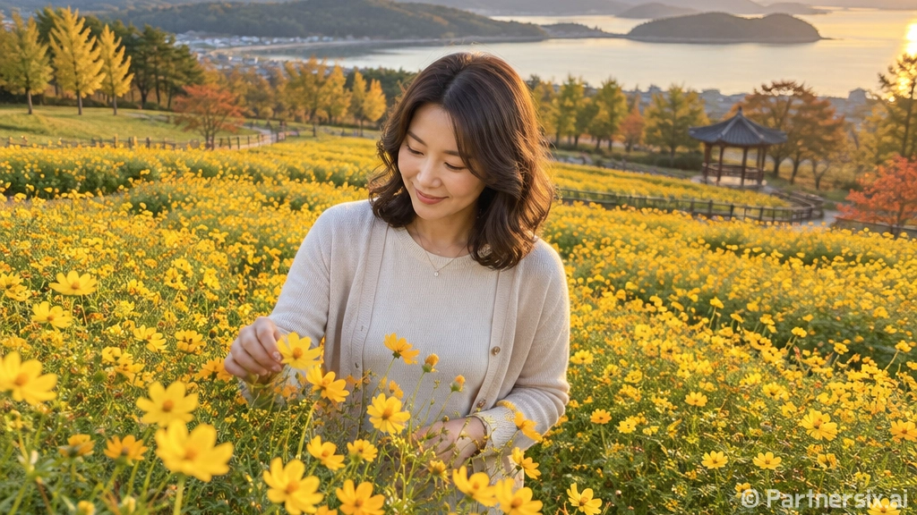 고성기월안뜰 가을꽃…