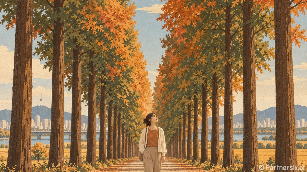 김해 숲길에 내려앉은 가을