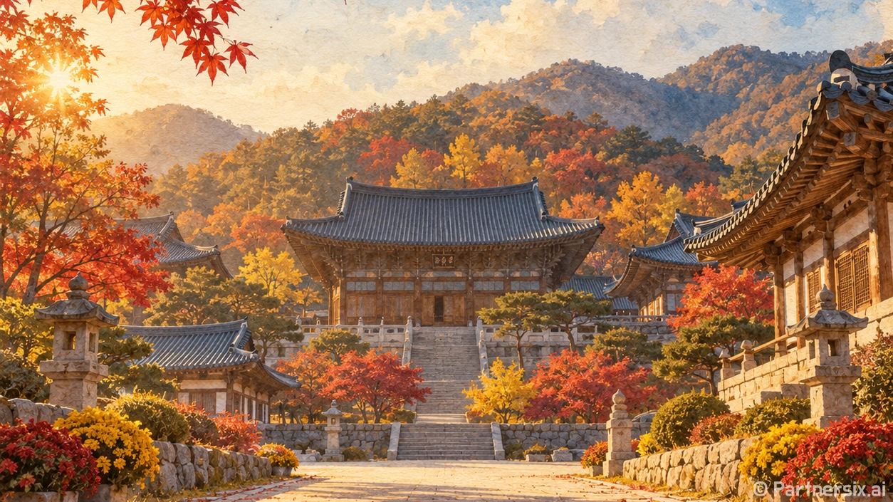 꽃길로 만나는 합천 대장경