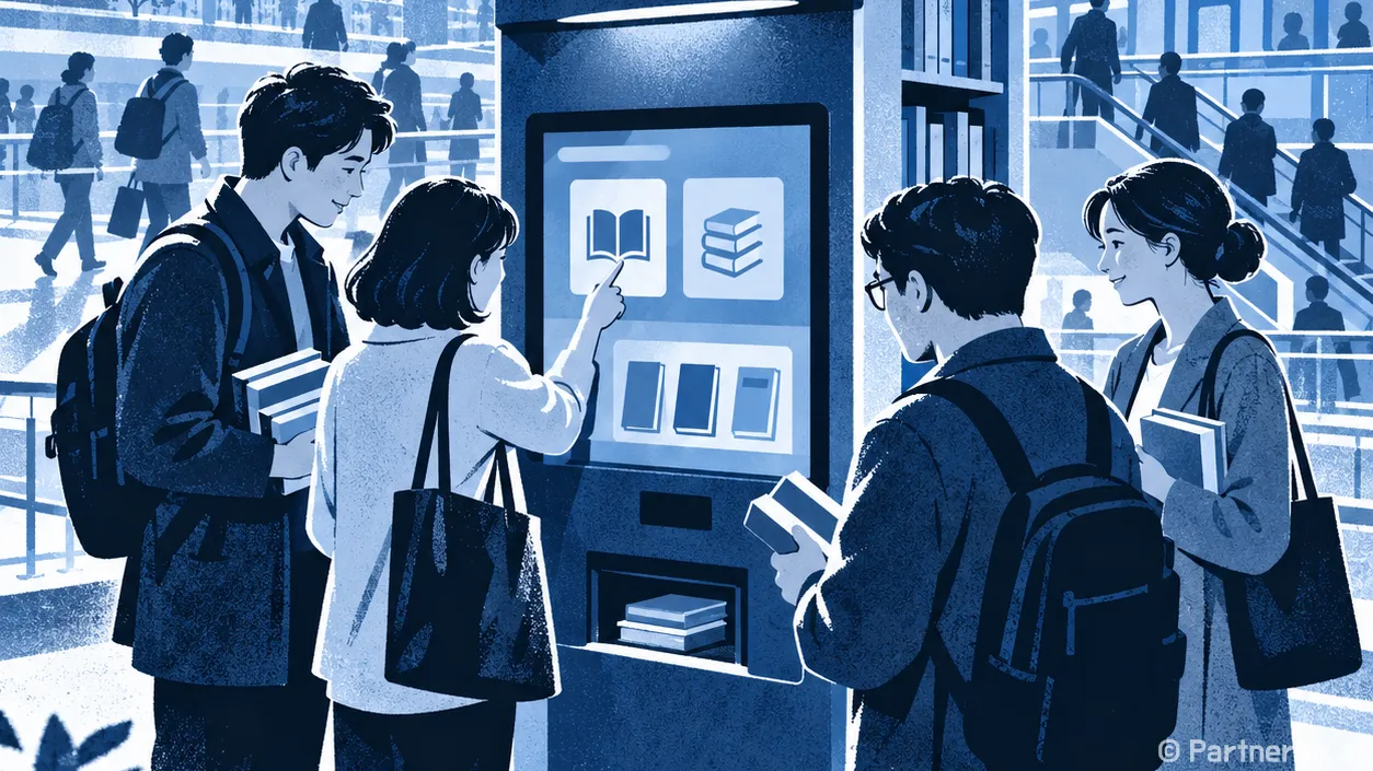 양산역에서 책 빌리…