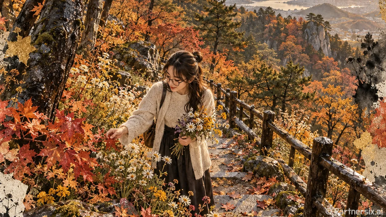 분성산에 내려앉은 가을