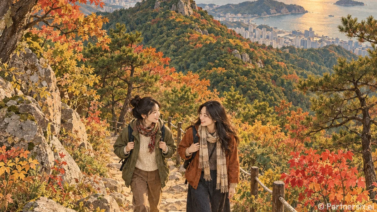 마산만 품은 청량산길